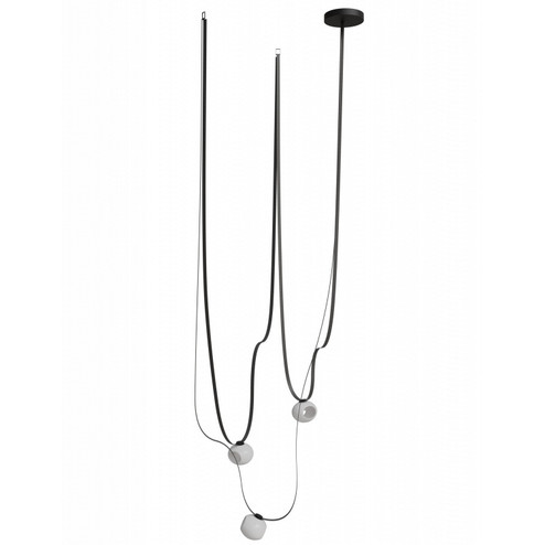 Fremont LED Chandelier in Black (192|HF7203G301BLK)