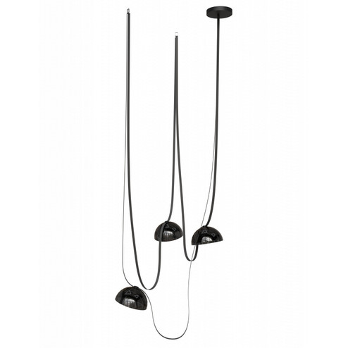 Fremont LED Chandelier in Black (192|HF7203G102BLK)