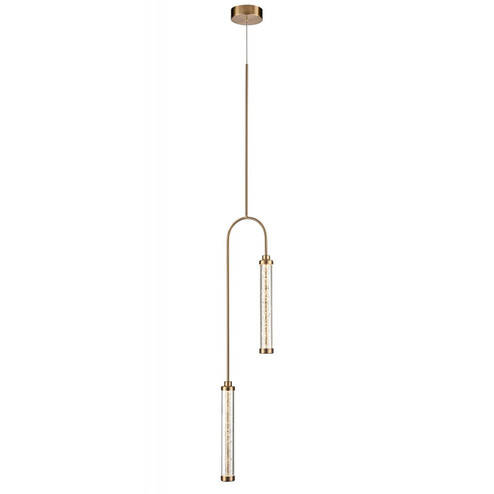 Belvedere LED Pendant in Antique Brass (192|HF7187AB)