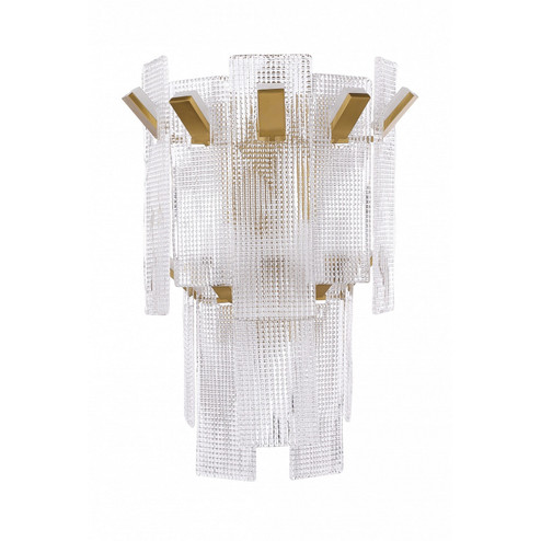 Belmont LED Wall Sconce in Aged Golden Brass (192|HF7183AGB)