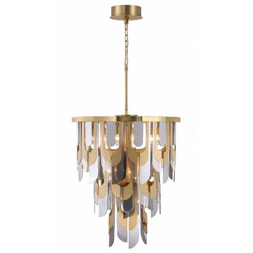 Paramount Ten Light Pendant in Aged Brass (192|HF7172AGB)