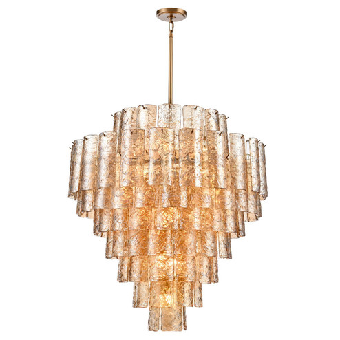 Fire and Ice 21 Light Chandelier in Lacquered Gold (581|8526321)