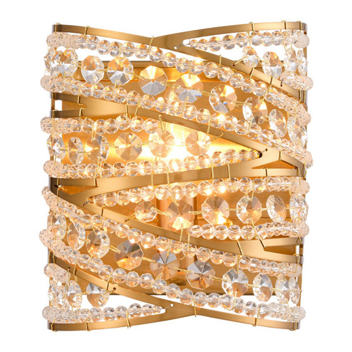 Anastasia One Light Wall Sconce in Lacquered Gold (581|852381)