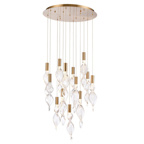 Aurora LED Pendant in Natural Brass (581|8521413)