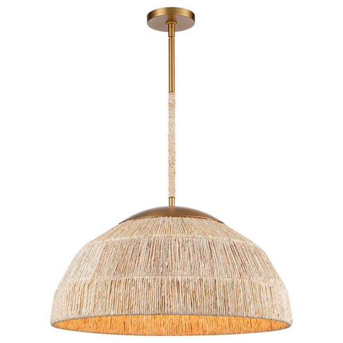 Copa Four Light Pendant in Natural Brass (581|851124)