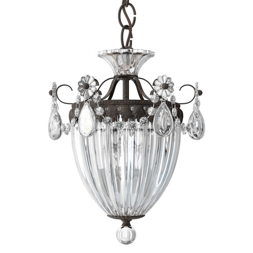 Bagatelle Three Light Mini Pendant in Heirloom Bronze (53|124376A)