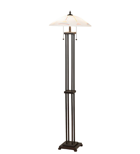 Metro Fusion Two Light Floor Lamp in Mahogany Bronze (57|291809)
