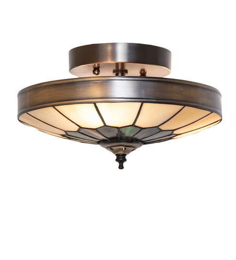 Vincent Three Light Semi-Flush Mount in Antique Brass Antique Brass (57|289784)