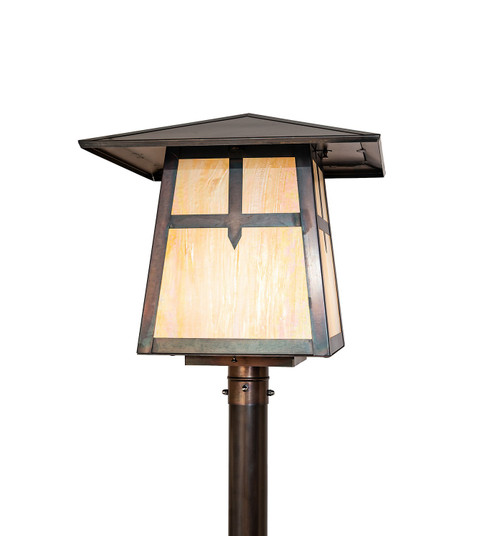 Stillwater One Light Post Mount in Weathered Antique Brass Weathered Antique Brass (57|287501)