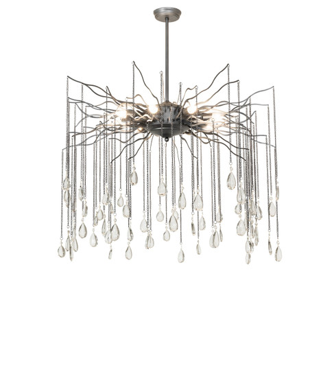 Aranha Eight Light Chandelier in Pewter (57|287468)