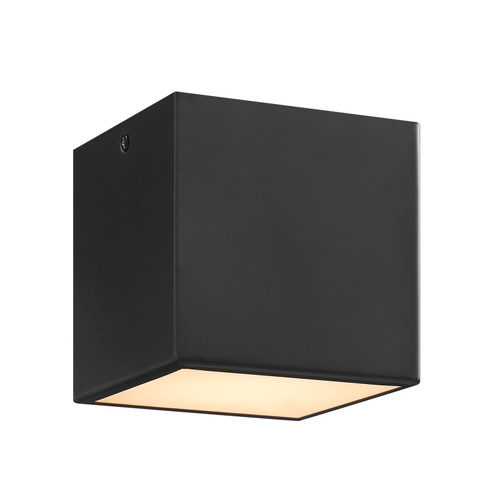 No Shade Material LED Flush-Mount in Matte Black (102|NSH5669MBLK)