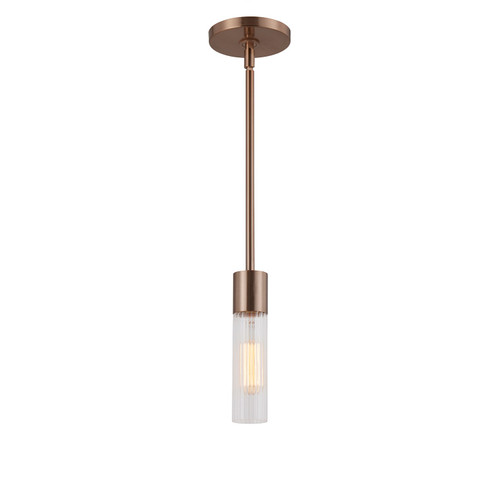 Fusion One Light Pendant in Brushed Brass (102|FSN8357CLFTBRSS)