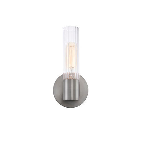 Fusion One Light Wall Sconce in Brushed Nickel (102|FSN8351CLFTNCKL)