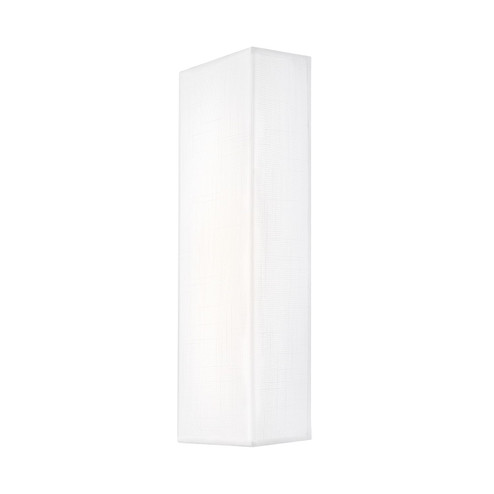 Textile LED Wall Sconce in Cream Linen Fabric (102|FAB5410WHTE)