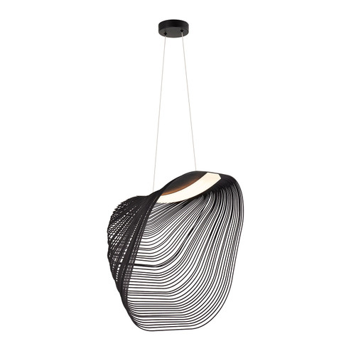 Eco LED Pendant in Matte Black (102|ECO8408BLKMBLK)