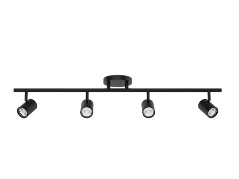 Pipe LED Fixed Rail in Black (34|TK260504CSBK)