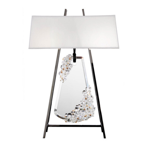 Flora Two Light Table Lamp in Polished Chrome (546|SJ4934RWH702R)