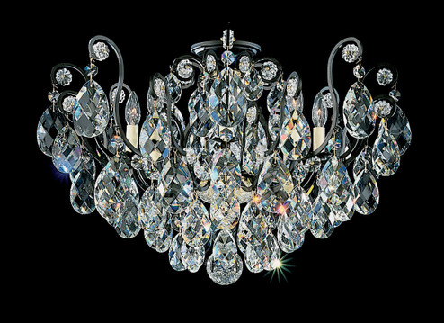 Renaissance Eight Light Semi-Flush Mount in Antique Silver (53|378548R)