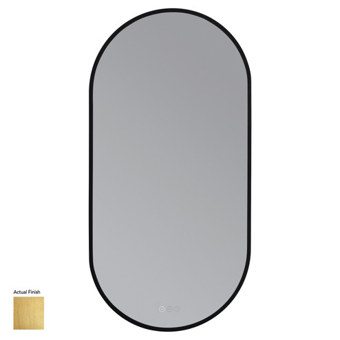 Pildora LED Mirror in Brushed Brass (19|95214247)