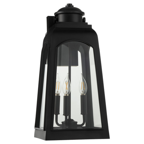 Francis Three Light Outdoor Wall Mount in Matte Black (19|74212059)