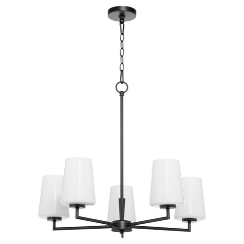Goodwin Five Light Chandelier in Matte Black (19|62045259)
