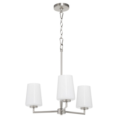 Goodwin Three Light Chandelier in Satin Nickel (19|62043265)