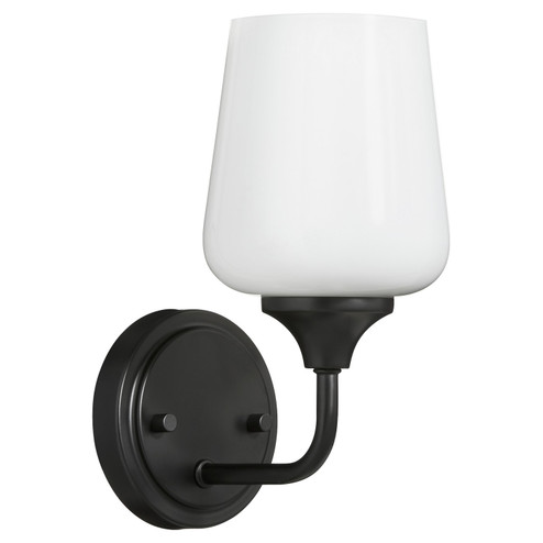 Raymond One Light Wall Mount in Matte Black (19|53131259)