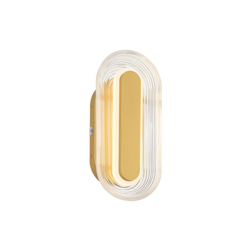 Plexus LED Outdoor Wall Mount in Satin Brushed Gold (62|5910OWL13SBG)