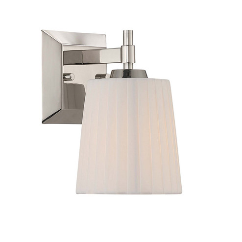Brilia One Light Wall Sconce Vanity in Polished Nickel (62|5189WSCPNPLT)