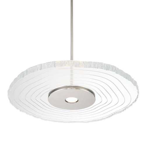 Luminwood LED Pendant in Polished Nickel (62|192124PNRE)