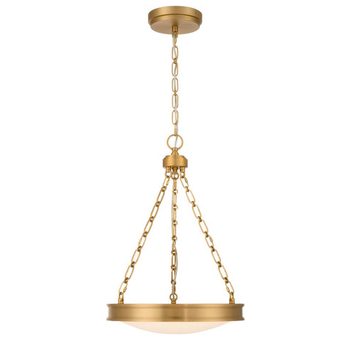 Cameron LED Pendant in Brushed Champagne Brass (62|170017BCBEG)