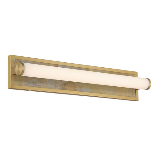 Stratum LED Vanity in Brushed Champagne Brass (62|1672BA24BCBMR)
