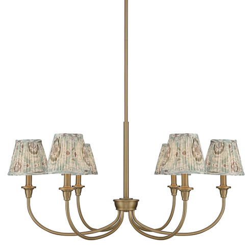 Cambria Six Light Chandelier in Brushed Champagne Brass (62|16226BCBHGA)
