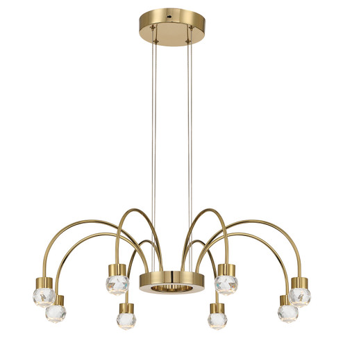 Vario LED Chandelier in Titanium Gold (62|15738TGC)