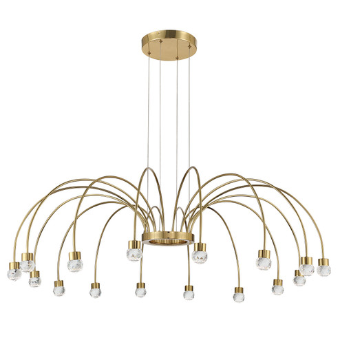 Vario LED Chandelier in Titanium Gold (62|157316TGC)