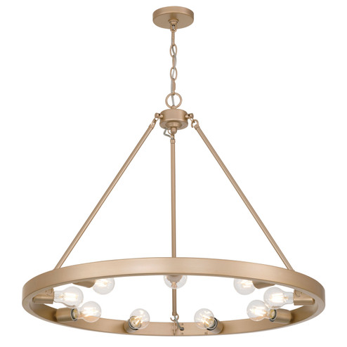 Castile Nine Light Chandelier in French Gold (62|10199FRG)