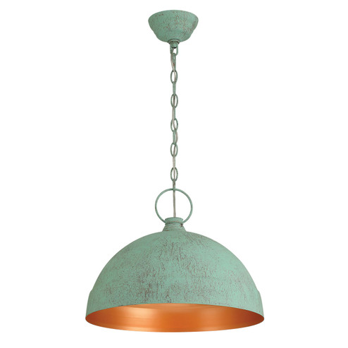 Lincoln One Light Pendant in Green Patina (62|0318LGP)