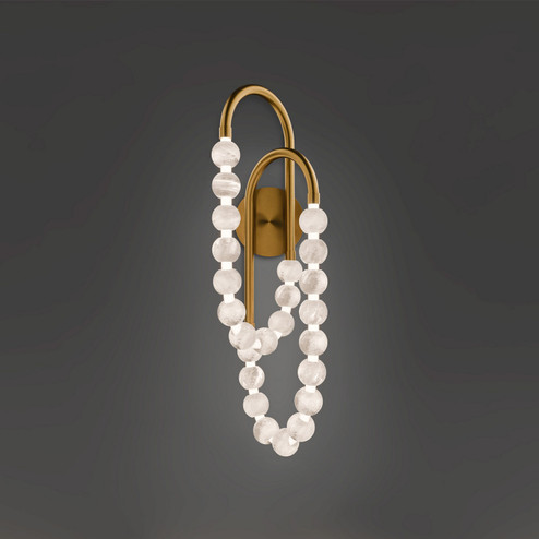 Parel LED Wall Sconce in Aged Brass (281|WS50427AB)