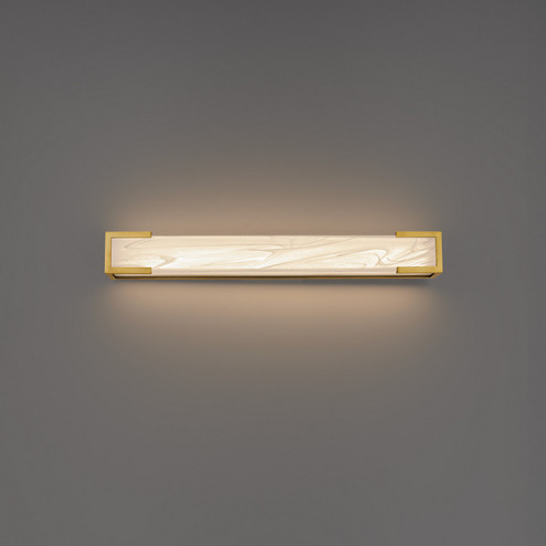 Frozen Zone LED Bath Vanity in Aged Brass (281|WS262624AB)