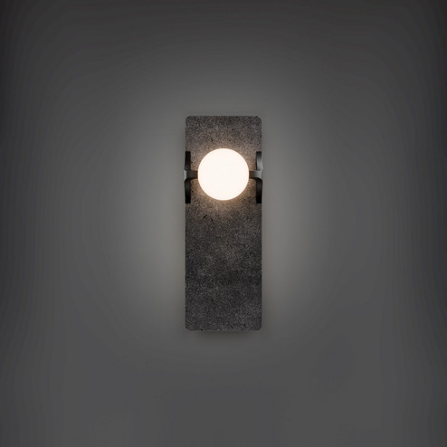 Okemo LED Wall Sconce in Basalt Stone/Black (281|WS220614BVBK)