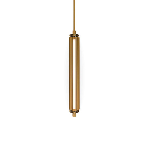 Trice LED Mini Pendant in Aged Brass (281|PD250623TWAAB)