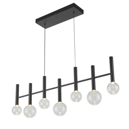 Terra LED Island Pendant in Black (78|AC6857BK)