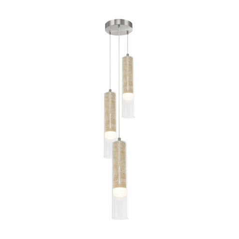 Zara LED Pendant in Brushed Nickel (78|AC5103BN)