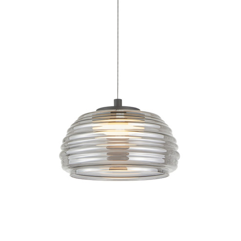 Haze LED Pendant in Black/Smoke (78|AC5010SM)