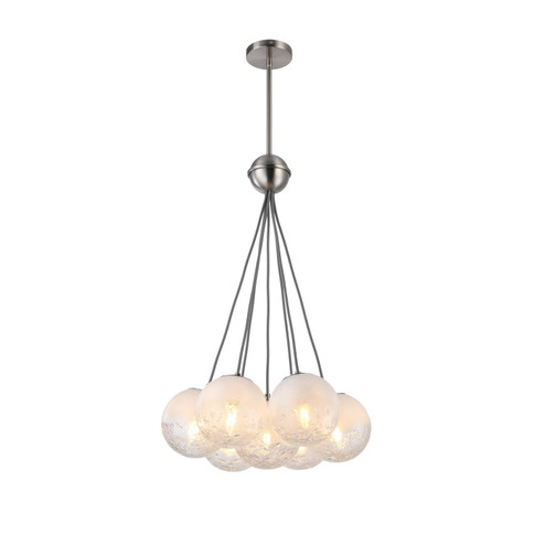 Moonlight Seven Light Lantern in Satin Nickel (78|AC12247SN)