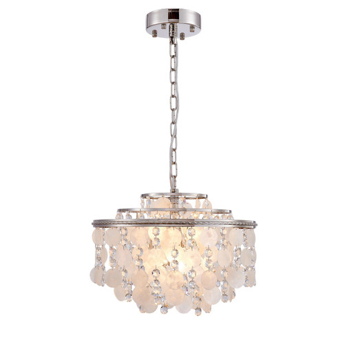 Avara Six Light Chandelier in Polished Nickel (78|AC12072PN)