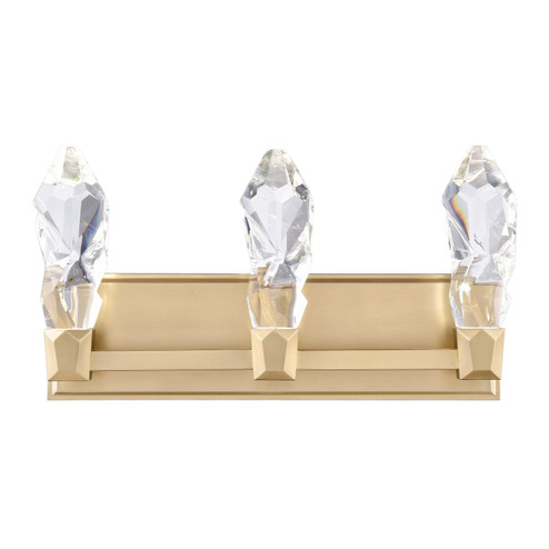 Angelus LED Vanity in Aged Brass (360|VL11431LED3AGB)