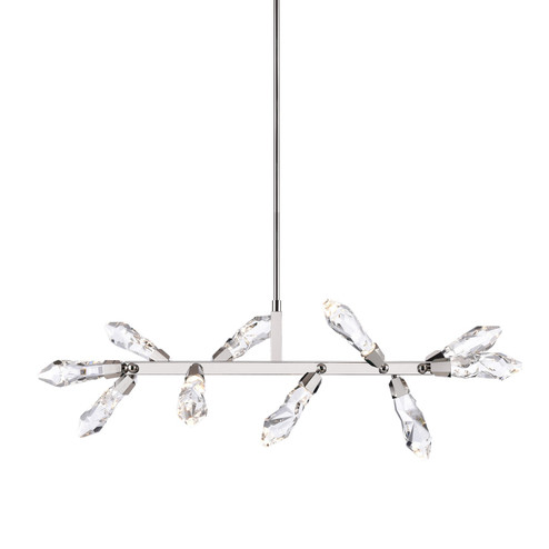 Angelus LED Linear Pendant in Polished Nickel (360|PL11414LED10PN)