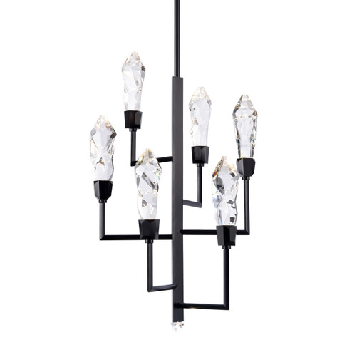 Angelus LED Chandelier in Satin Brushed Black (360|CD11427LED7SBB)