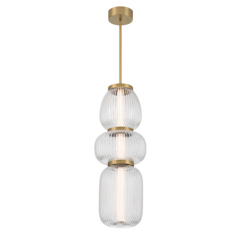 Cordel LED Mini Pendant in Legacy Brass (7|15035732L)